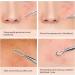 Acne Needle 6 in 1 Acne Blackhead Remover Needle Tools Set Blackhead Tweezer Pimple Extractor Stainless Steel Blackspot Removal (Color : Silver) - Buy Online on GoSupps.com