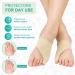 Akozon Juanetes Hallux Valgus Toe Correction Bunion Sleeves with Gel Pad Small Toe Protection & Comfort - Buy Online on GoSupps.com