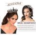Aceorna Baroque Queen Crystal Wedding Crown - Black Rhinestone Tiara for Women - Buy Online on GoSupps.com