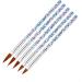 Doengdfo 1 Set Nail Brush Tools Set Crystal Handle Acrylic UV Gel Nail Brushes Carving Glitter Pen Manicure - Buy Online on GoSupps.com