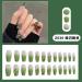 24Pcs/Set Press On Nails Green Flash Elf False Nails Acrylic Fake Nails Full Cover Nails Tips Artificial Finger Manicure Press on nails for Women and Girls - Buy Online on GoSupps.com