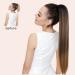 SEIKEA 28 Drawstring Ponytail Extension for Black Women - Long Straight Synthetic Hairpiece - Natural Black/Pink 28 Inch - Buy Online on GoSupps.com