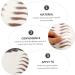 DRESSOOS 4 Sheets Waterproof Eyebrow Stickers Fake Eyebrow Stickers 4d Transfer Stickers Cosmetic 6d Make up 21x14.8cm Brown - Buy Online on GoSupps.com