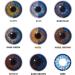 Mystic 2 Tone Aqua Blue Colored Contact Lenses | 90 Day Non-Prescription - Shop Now! - Buy Online on GoSupps.com