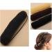 Hollywood Style Hair Bun Bump Up Sponge Roll for Girls and Women - Black - Buy Online on GoSupps.com
