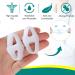 Sumiwish 16 PCs Gel Bunion Correctors & Toe Separators - Relieve Bunions Overlapping Toes & Foot Pain - Buy Online on GoSupps.com
