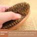 Pocket Beard Brush with Pure Boar Bristles for Healthier Beard - Solid Wood Handle, Firm Bristles for Taming and Softening, Men's Grooming Tool (Brown) - Buy Online on GoSupps.com