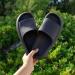Unisex Pillow Slides | Ergonomic Design for Comfort | Indoor & Outdoor Sandals | Shower & Spa Ready | Foot Pain Relief | Non-Slip | Black 7.5-8.5 Women/6-7 Men - Buy Online on GoSupps.com