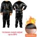 DawnBreak Sauna Sweat Suit with Hoodie Zipper for Weight Loss - Black 3X-Large - Buy Online on GoSupps.com