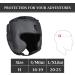 Kruzak Unisex Boxing Headgear - Adjustable Padded MMA Training Gear for Kickboxing & Martial Arts - Matte Black, Small-Medium - Buy Online on GoSupps.com