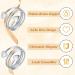 Cigmag 2PCs Magnetic Lymphatic Drainage for Women - Ultra-High 99% Pure Copper Adjustable Ring with Gift Box (Silver Love Heart) - Buy Online on GoSupps.com