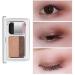 Eyeshadow Lazy Double Colors Glitter Eyeshadow Waterproof Long Lasting for Beginner Pearl Camel With Glitter - Buy Online on GoSupps.com