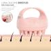 Sndyi Silicone Scalp Massage Brush - Reduces Dandruff & Stimulates Hair Growth | Wet & Dry Hair Scalp Massager in Pink - Buy Online on GoSupps.com