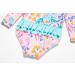 Bonverano Baby Girls Long Sleeve Swimsuit UPF 50+ Sun Protection 9-12 Months Pink Blue - Buy Online on GoSupps.com