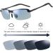 Miryea Men's Photochromatic Sports Glasses | Polarized Rectangular Sunglasses with Blue Light Filter & 100% UVB Protection for Golf Fishing & Driving - Buy Online on GoSupps.com