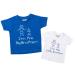 60 Second Makeover Limited I'm The Big Brother I'm The Little Brother Tshirt Set Blue