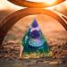 Vmstww Orgon Pyramid | Moonstone & Amethyst Healing Crystal | Reiki Chakra Gift | Tree of Life Design - Buy Online on GoSupps.com