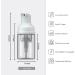 Incetue 6-Pack Mini Foaming Pump Dispensers - Refillable 30ml Travel Bottles for Cosmetics & Eyelash Shampoo - Portable Clear Plastic Liquid Donor Bags - Buy Online on GoSupps.com