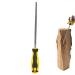 Square File Rasp File for Metal - Professional Wood Files - Woodworking Files with Ergonomic Handle Four Sided Metal File Hand Tool Rasp for Wood and Metalwork Square File With 6-inch Teeth