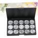 NOLITOY 3pcs 15 Eyeshadow Palette Empty Cosmetic Case Eyeshadow Case 1 count (Pack of 1) Silverx3pcs - Buy Online on GoSupps.com