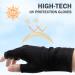 ZOCONE 4 Pairs Anti UV Gloves for Gel Nail Lamp Fingerless UV Gloves for Gel Nails Professional Manicure UV Gloves Unisex Elastic UV Protection Gloves for Gel Nails for Nail Art/Driving/Outdoor - Buy Online on GoSupps.com