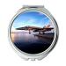 YENDOSTEEN aircraft Mirror Compact Mirror a fighter jet says hi pocket mirror portable mirror