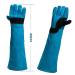 VueinRG Bite-Proof Gloves - 45 cm Anti-Bite Animal Handling Gloves for Welding Gardening & Pet Care (Green) - Buy Online on GoSupps.com