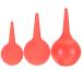 Artibetter Ear Wax Removal 3pcs Hand Bulb Ear Rubber Suction Ear Syringe Rubber Squeeze Bulb Hand Bulb Syringe Laboratory Tool Ear Cleaner