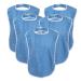 Adult Bibs for Eating Elderly Seniors and Disabled Clothing Protector bibs Bibs Senior Citizens for adults Men Women(5 Pack)