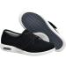 JBTNBX Women's Wide Width Diabetic Shoes - Adjustable Breathable Walking Sneakers - Black - Size 10.5 - Buy Online on GoSupps.com