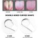 Xiyinli Stainless Steel Tongue Scraper - Double-Sided Curved Tongue Cleaner for Adults & Kids | Reduces Bad Breath & Improves Oral Hygiene - Buy Online on GoSupps.com