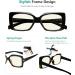 Eyekepper 4-Pack Stylish Blue Light Blocking Reading Glasses for Women +1.75 - Comfortable Computer Readers - Buy Online on GoSupps.com