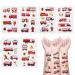 Fire Truck Temporary Tattoos - 24 Sheets | Firefighter Party Favors & Birthday Decorations - Buy Online on GoSupps.com