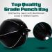 Pro Impact Genuine Leather Double End Boxing Punching Bag - 7 Inch - Speed & Dodge Training for Gym MMA Muay Thai - Buy Online on GoSupps.com