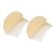 2PCS Women Lady Girls Soft Sponge Foam Hair Base Inserts Bump Up Hair Pads Stick Bun Maker Hair Styling Clip Hair Comb Braid Tool Hair Styling Accessories Beige