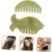 Beaupretty 2-Pack Guasha Comb for Scalp Massage - Jade Hand Massager & Curb Pocket Tool - Buy Online on GoSupps.com