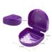 (2 Pack) Purple Solid Orthodontic Retainer Cases - Secure Storage for Retainers - Buy Online on GoSupps.com