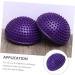 Minkissy Durian Ball Massage Device - Deep Tissue Trigger Point Relaxation & Foot Massager - Fitness Lacrosse Ball for Office Use - 16x16x8cm Purple - Buy Online on GoSupps.com