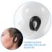 Lurrose 2 Pairs Silicone Hair Dye Ear Cover - Waterproof Ear Protector Caps for Salon & Home Hairdressing (Black) - Buy Online on GoSupps.com
