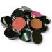 50Pcs Empty Round Metal Eyeshadow Pans for Magnetic Makeup Palette - 26mm Diameter, 3.5mm Height - Buy Online on GoSupps.com
