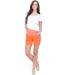 Mija Maternity Shorts Pants Trousers with Over Bump Panel - Orange (Size 18) - Buy Online on GoSupps.com