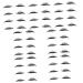minkissy 28 Pairs False Eyelash Stickers Self Adhesive Eyeliner Strip Eyeliner Strip Stickers Handmade False Lashes Stick on Liner and Lashes Fake Lashes Miss Plastic Beauty Products Flash