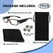 LED Reading Glasses with Light - Compact Full Frame +2.0 Magnifier for Nighttime Reading - Buy Online on GoSupps.com