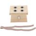 Adjustable Temperature Wood Moxibustion Box - Bamboo Moxa Burner for Healing Therapy (4 Holes) - Buy Online on GoSupps.com