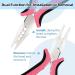 Neitsi 3-Hole Mini Plier for Hair Extensions - Pink - Buy Online on GoSupps.com