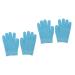 DOITOOL 2 Pairs Moisturizing Gel Gloves Women Gel Gloves Moisturizing Sleeping Gloves Cotton Gloves for Cotton Gel Moisturizing Gloves Hand Care Gloves Spa Sock Cotton Miss