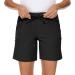 Cagola 7 Women's Hiking Cargo Shorts - Quick Dry Athletic Shorts with Pockets | Elastic Waist | Black - Large - Buy Online on GoSupps.com