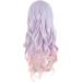 MapofBeauty Beautiful Long Wavy Harajuku Style Cosplay Wig (Light Blue/Light Purple/Pink) - Buy Online on GoSupps.com