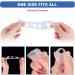 Toe Spreader Splint - 2 Pairs Hallux Valgus Toe Separator | BPA Free for Pain Relief - Buy Online on GoSupps.com