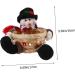 CHILDWEET Basket Desktop Decor Tabletop Decor Nativity Decor Xmas Candy Container Ornaments Child White Frame Brown 17X17CM - Buy Online on GoSupps.com